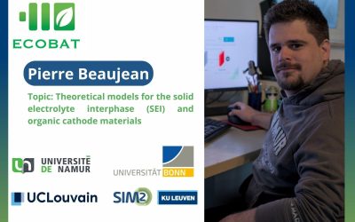 Interview with ECOBAT researcher: Pierre Beaujean (University of Namur)