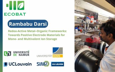 Interview with ECOBAT researcher: Rambabu Darsi (UC Louvain)